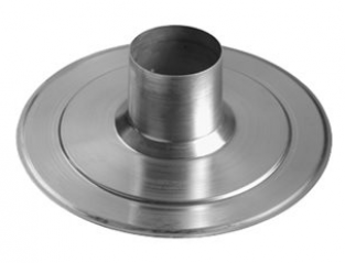 Ubbink plakplaat Ø 110MM 0° aluminium 0146115